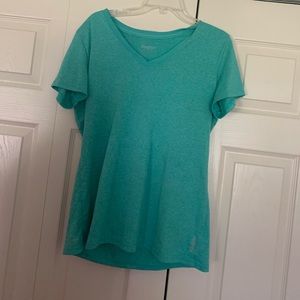 teal reebok tee